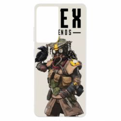 Чехол для Samsung S21 Ultra Bloodhound Apex Legends - PrintSalon