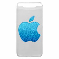 Чехол для Samsung A80 Blue Apple