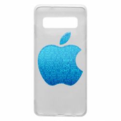 Чехол для Samsung S10 Blue Apple - PrintSalon