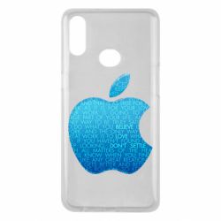 Чехол для Samsung A10s Blue Apple - PrintSalon