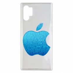 Чехол для Samsung Note 10 Plus Blue Apple - PrintSalon