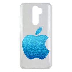 Чехол для Xiaomi Redmi Note 8 Pro Blue Apple - PrintSalon