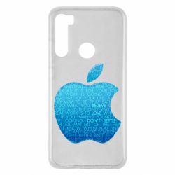 Чехол для Xiaomi Redmi Note 8 Blue Apple - PrintSalon