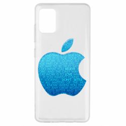 Чехол для Samsung A51 Blue Apple - PrintSalon