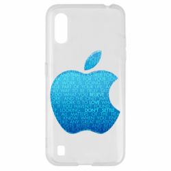 Чехол для Samsung A01/M01 Blue Apple