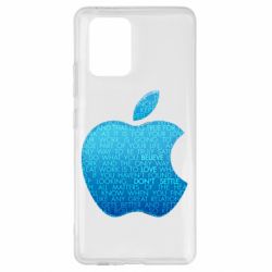 Чехол для Samsung S10 Lite Blue Apple - PrintSalon