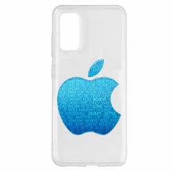 Чехол для Samsung S20 Blue Apple - PrintSalon