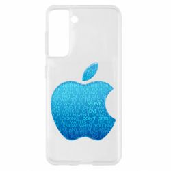 Чехол для Samsung S21 Blue Apple - PrintSalon