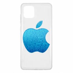 Чехол для Samsung Note 10 Lite Blue Apple - PrintSalon