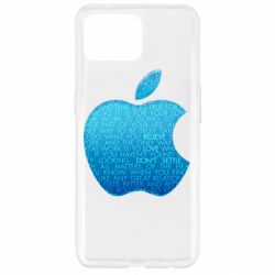 Чехол для Oppo Reno 4 Lite Blue Apple - PrintSalon