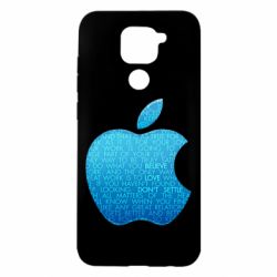 Чехол для Xiaomi Redmi Note 9/Redmi 10X Blue Apple - PrintSalon