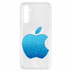Чехол для Realme 6 Blue Apple - PrintSalon