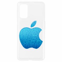 Чехол для Realme 7 Pro Blue Apple - PrintSalon