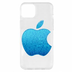 Чехол для iPhone 14 Plus Blue Apple - PrintSalon