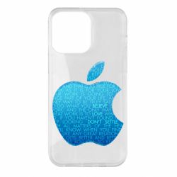 Чехол для iPhone 14 Pro Max Blue Apple