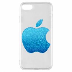 Чехол для iPhone 8 Blue Apple - PrintSalon