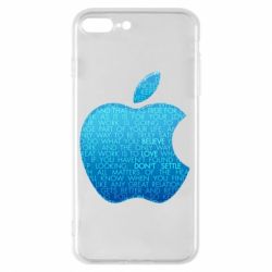 Чехол для iPhone 8 Plus Blue Apple - PrintSalon