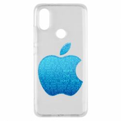 Чехол для Xiaomi Mi A2 Blue Apple - PrintSalon