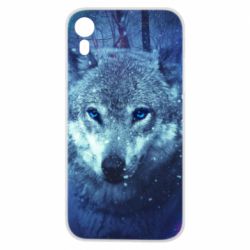 Чехол для iPhone XR Blue-eyed wolf - PrintSalon