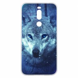 Чехол для Meizu X8 Blue-eyed wolf - PrintSalon