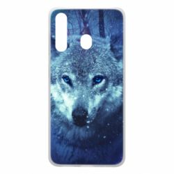 Чехол для Samsung A60 Blue-eyed wolf - PrintSalon