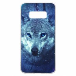 Чехол для Samsung S10e Blue-eyed wolf - PrintSalon