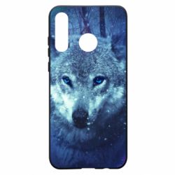 Чехол для Huawei P30 Lite Blue-eyed wolf - PrintSalon