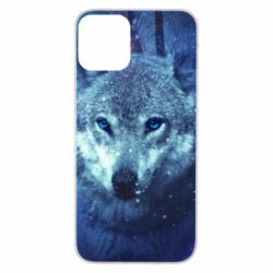 Чехол для iPhone 11 Blue-eyed wolf - PrintSalon
