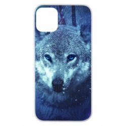 Чехол для iPhone 11 Pro Blue-eyed wolf - PrintSalon