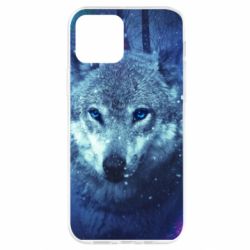 Чехол для iPhone 12 Pro Blue-eyed wolf - PrintSalon