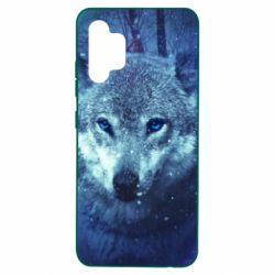 Чехол для Samsung A32 4G Blue-eyed wolf - PrintSalon