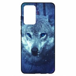 Чехол для Samsung A52 5G Blue-eyed wolf - PrintSalon