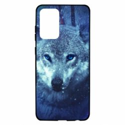 Чехол для Samsung A72 5G Blue-eyed wolf - PrintSalon