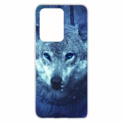 Чехол для Samsung S20 Ultra Blue-eyed wolf - PrintSalon