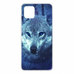 Чехол для Samsung Note 10 Lite Blue-eyed wolf - PrintSalon