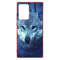 Чехол для Samsung Note 20 Ultra Blue-eyed wolf - PrintSalon