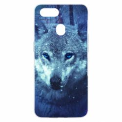 Чехол для Oppo A5s/A12 Blue-eyed wolf - PrintSalon