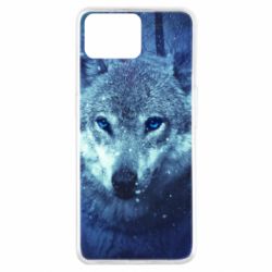Чехол для Oppo A73 Blue-eyed wolf - PrintSalon