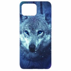 Чехол для Oppo Reno 4 Lite Blue-eyed wolf - PrintSalon