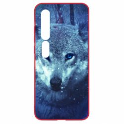 Чехол для Xiaomi Mi10/10 Pro Blue-eyed wolf - PrintSalon
