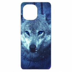 Чехол для Xiaomi Mi11 Blue-eyed wolf - PrintSalon