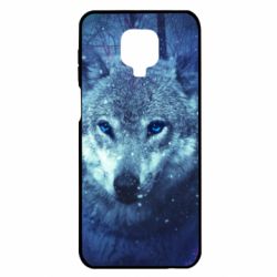 Чехол для Xiaomi Redmi Note 9S/9Pro/9Pro Max Blue-eyed wolf - PrintSalon