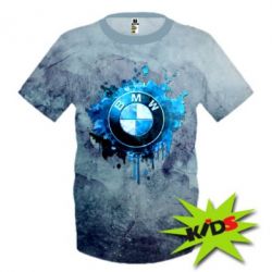 Детская 3D футболка BMW Art - PrintSalon