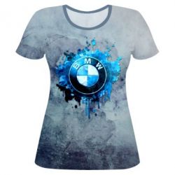 Женская футболка 3D BMW Art - PrintSalon