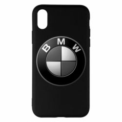Чехол для iPhone X/Xs BMW Black & White - PrintSalon