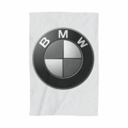 Полотенце с принтом BMW Black & White - PrintSalon