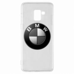 Чехол для Samsung A8+ 2018 BMW Black & White - PrintSalon