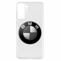 Чехол для Samsung S21+ BMW Black & White - PrintSalon