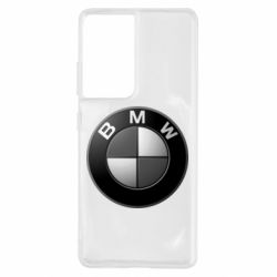 Чехол для Samsung S21 Ultra BMW Black & White - PrintSalon