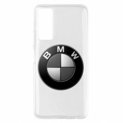 Чехол для Huawei P Smart 2021 BMW Black & White - PrintSalon